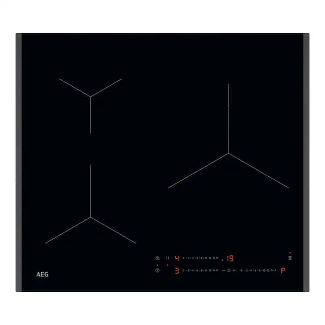 Detalle de AEG TO63IV00FB Placa de inducción con 3 zonas