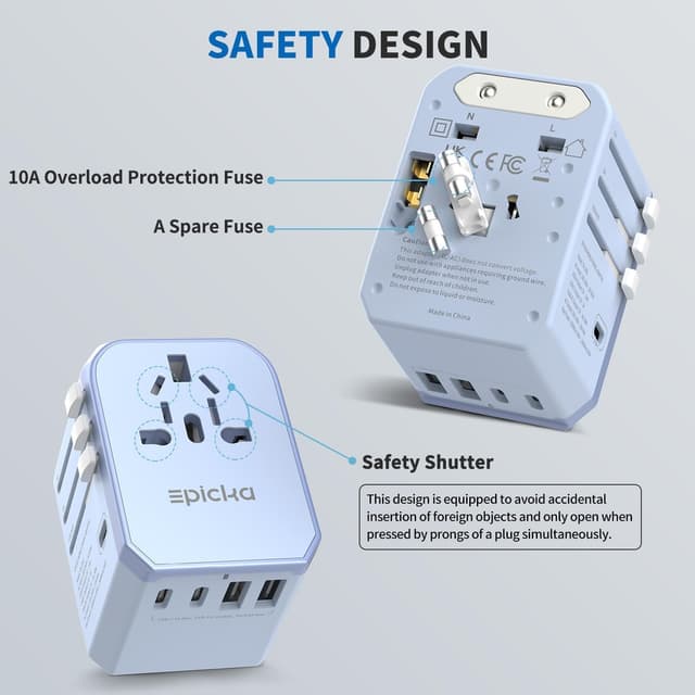 Thumbnail 5 de EPICKA TA-105C Reiseadapter 30W đ