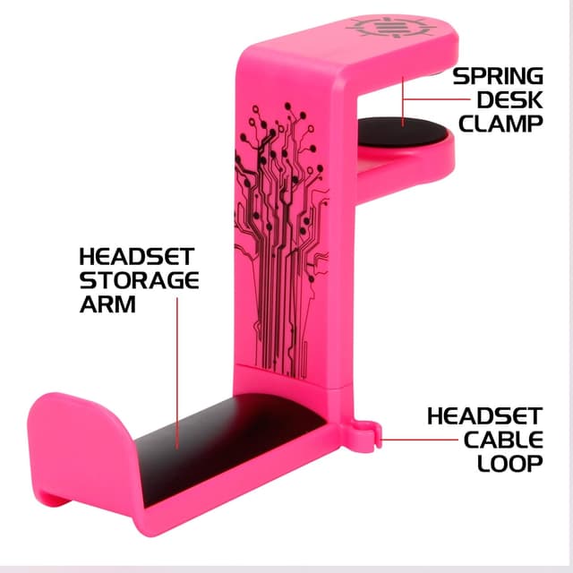 Detalle 1 de ENHANCE PC Soporte Auriculares Gaming con Rotación 360°