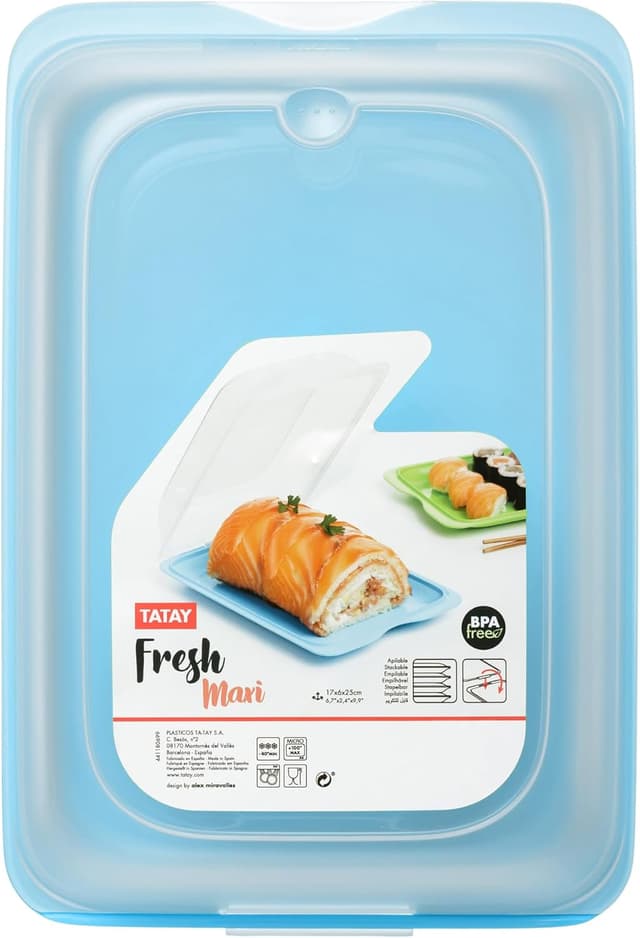 Thumbnail 3 de TATAY Boîtes à charcuterie Fresh, ensemble de 3, bleu ⚙