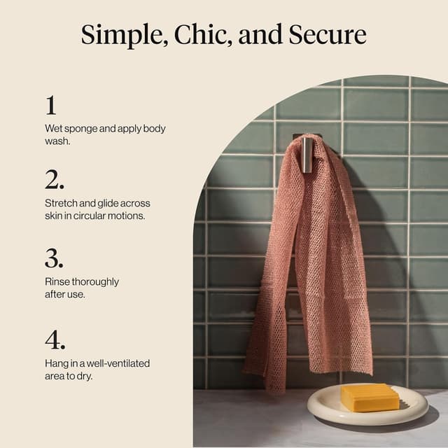 Thumbnail 6 de Kitsch African Net Sponge 3-pack exfoliating body scrubber