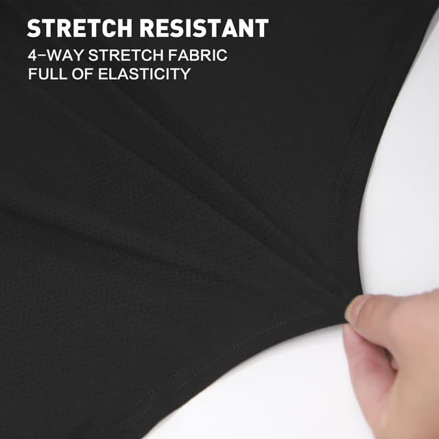 Detalle 2 de MEETWEE Sportshirt Herren – kurzärmeliges Mesh-Laufshirt mit 4-Wege-Stretch