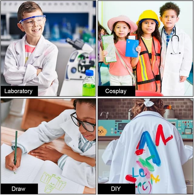 Thumbnail 6 de AUYAO Bata de Laboratorio L para niños 👩🔬