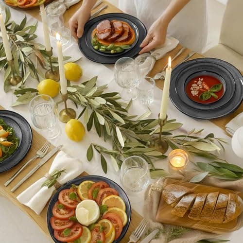 Thumbnail 8 de Twinzee 6 Grande Assiette Granite, compatible micro-onde ⚙