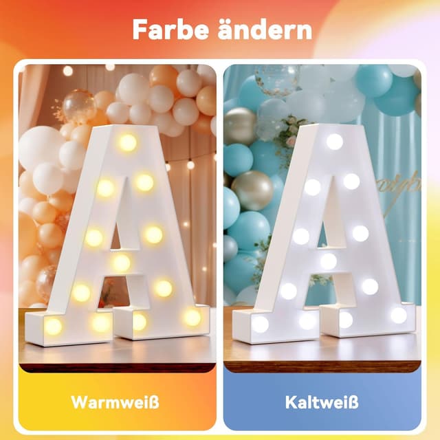 Detalle 2 de LED Zahlen Lampe 18 für Deko