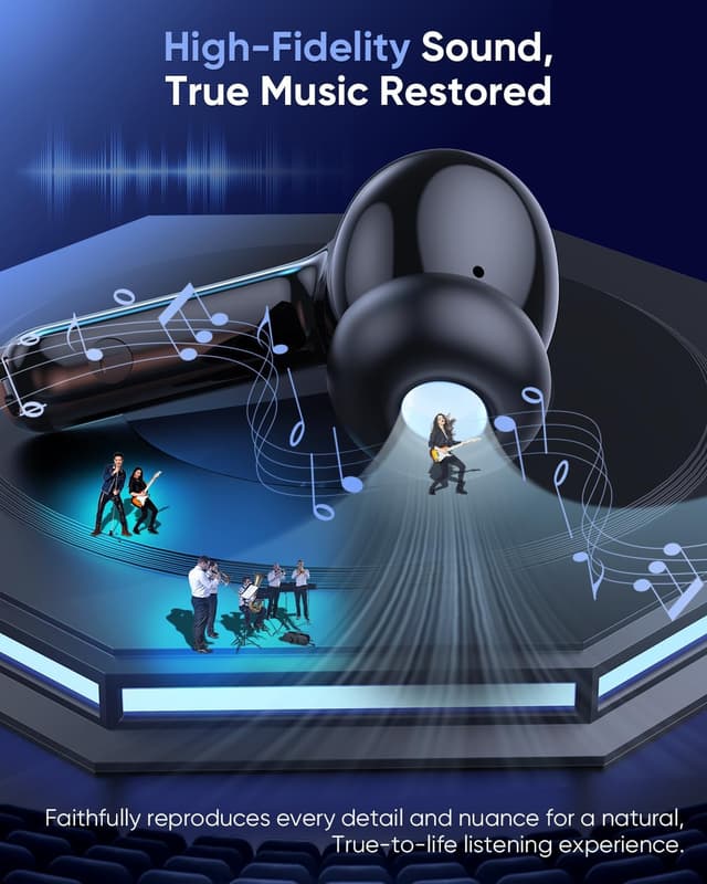 Thumbnail 1 de ZIUTY Ear Buds Wireless Earbuds 48H