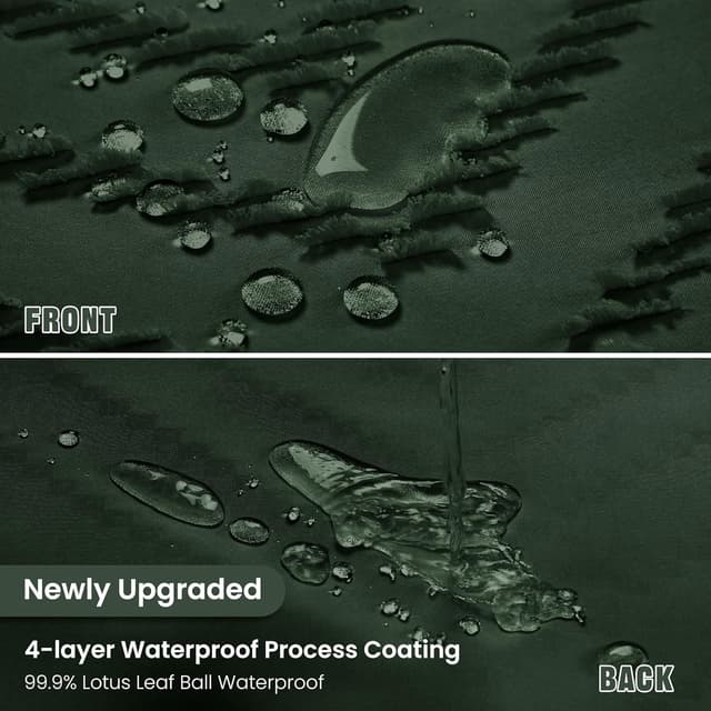 Detalle 2 de Siiluminisoy Dark Green Boho Shower Curtain with Tassels (72 x 72 in) for Bathroom Privacy & Water Control