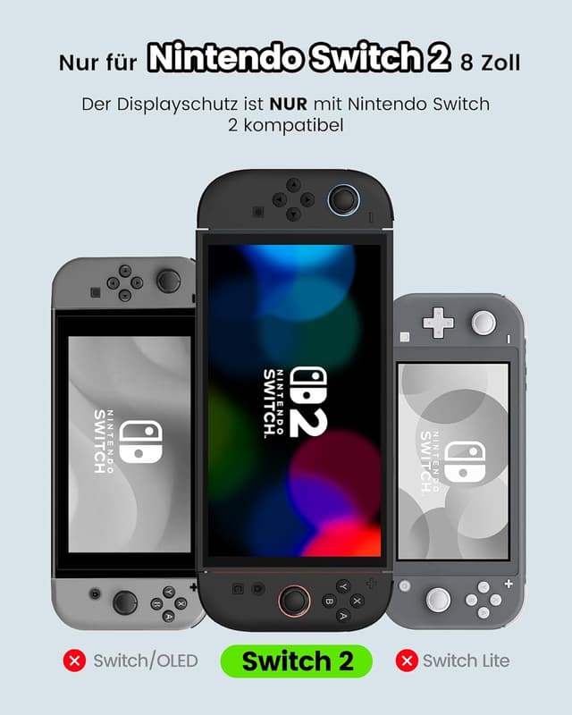 Detalle 2 de TRANSNOVO Switch 2 Panzerglas 9H