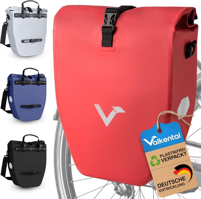 Detalle de Valkental ValkBasic Fahrradtasche 18-20 L