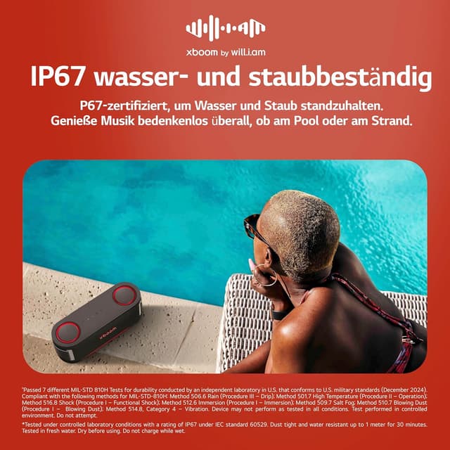 Thumbnail 4 de LG xboom Bounce by will.i.am Bluetooth‑Lautsprecher 40 W