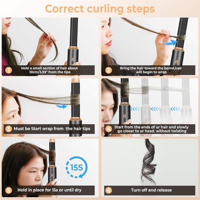 Detalle 2 de Magic Hairstyler Hair Styler 5 in 1 1000W