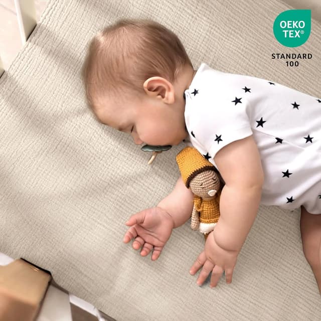 Detalle 2 de lulumoon Spannbettlaken 70x140 cm