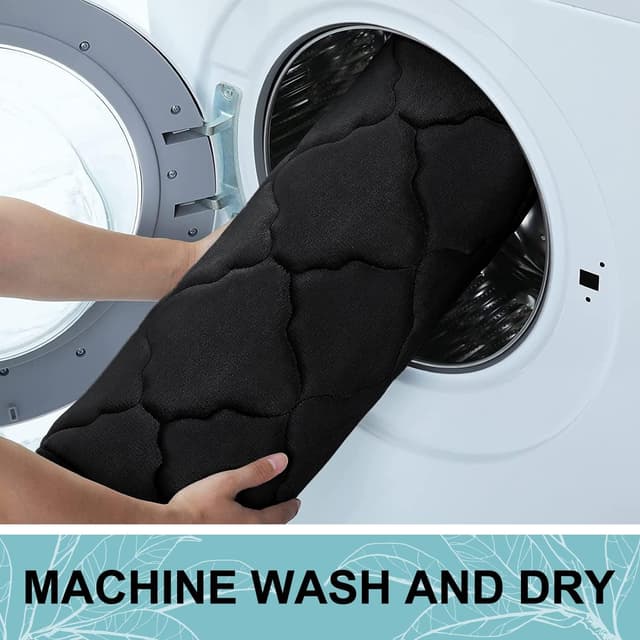 Thumbnail 6 de OLANLY Memory Foam Bath Mat Rug 24x16, Absorbent Bath Mat