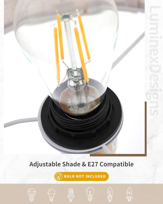 Detalle de Lampada da terra in legno alta 2 kg per soggiorno