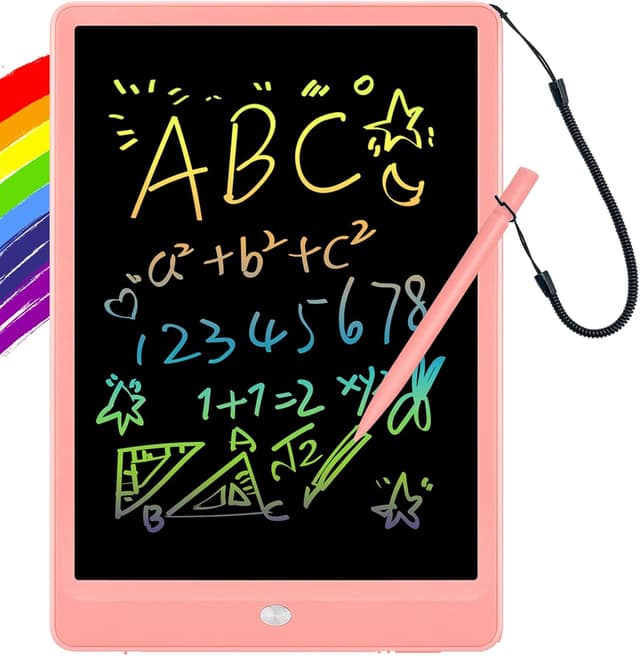 Detalle de ORSEN 10-Inch LCD Writing Tablet for Kids (Color Doodle Board, Pink)