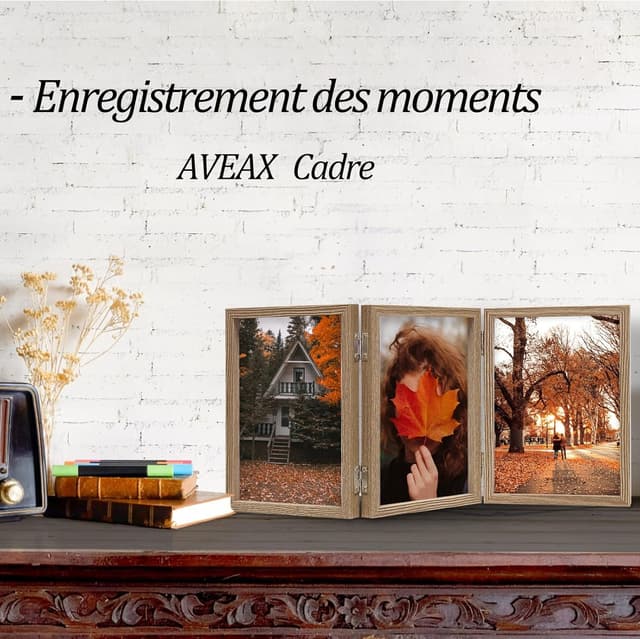 Detalle 1 de Cadre photo 13x18 triple AVEAX