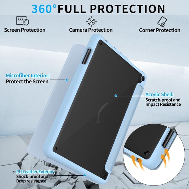 Thumbnail 3 de Mansiruyi 8-inch trifold case for tablets