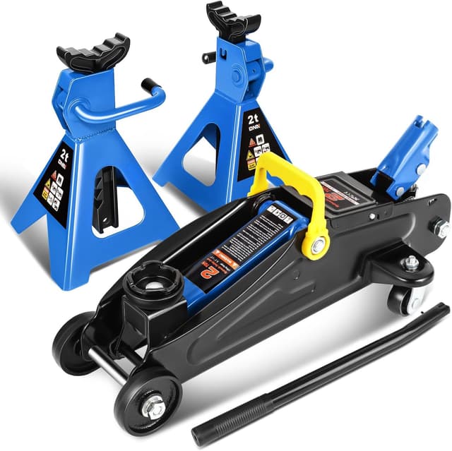 Detalle de DNA Motoring 2 Ton Jack and Stands Kit