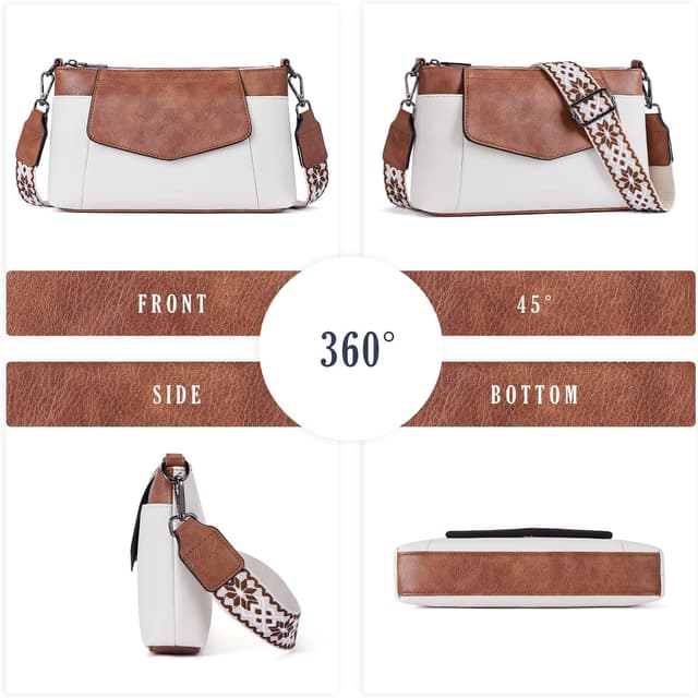 Detalle de MUIIKOLA small crossbody phone bag for women with adjustable wide strap