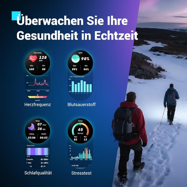 Thumbnail 2 de Blackview W50pro Smartwatch 100 Tage