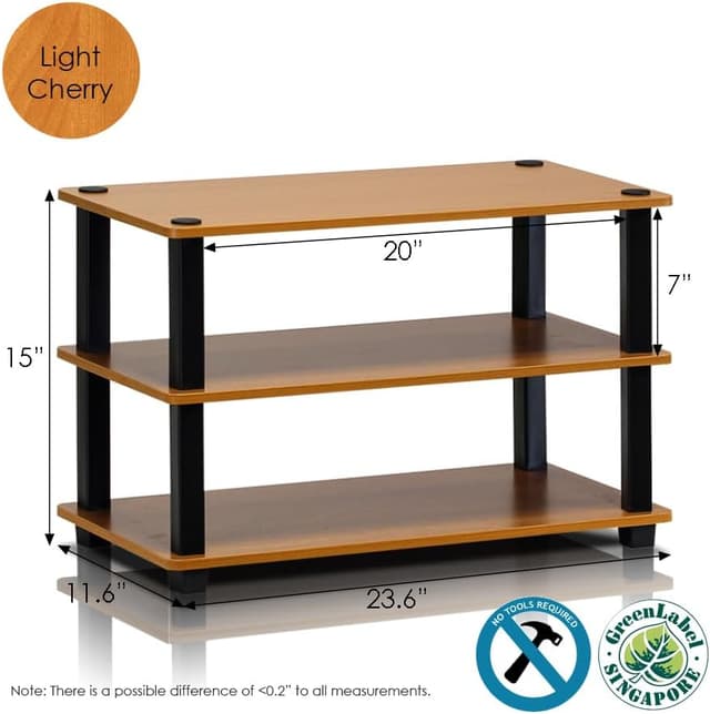 Thumbnail 4 de Furinno Zapatero Cereza y Negro 🟤 Minimalista y Funcional