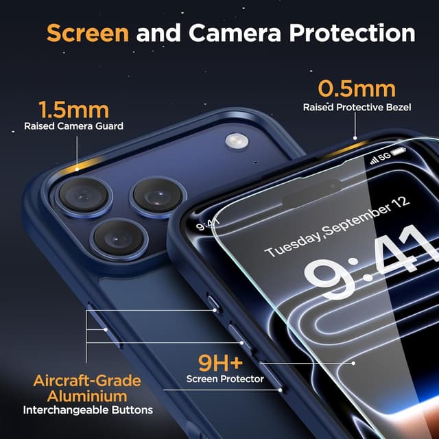 Thumbnail 5 de Miracase iPhone 17 Pro MagSafe case 6.3"