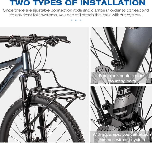 Detalle de PINNAMAX portapacchi anteriore bici