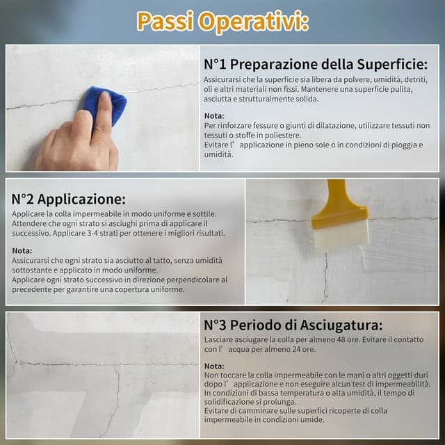 Thumbnail 3 de Sigillante Impermeabile Liquido 1 kg — Sigillante per tetti e muri