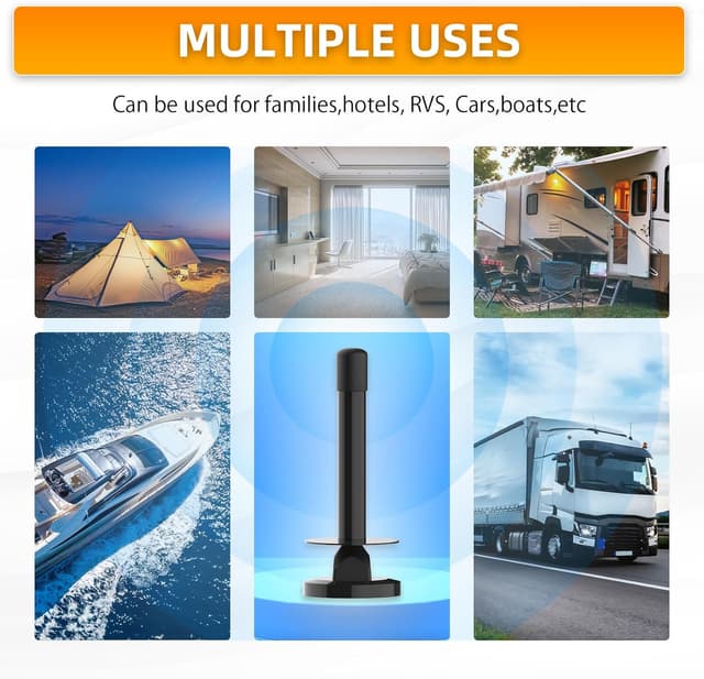 Thumbnail 5 de 2026 Indoor TV Aerial for Freeview HD