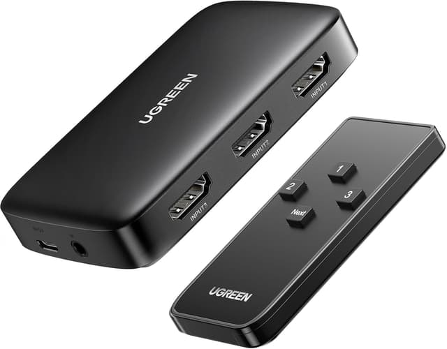 Imagen de UGREEN HDMI Switch 4K 3 Eingänge 1 Ausgang en OfertitasTOP