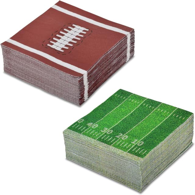 Detalle 2 de 80 Pack Football Party Napkins 🧻