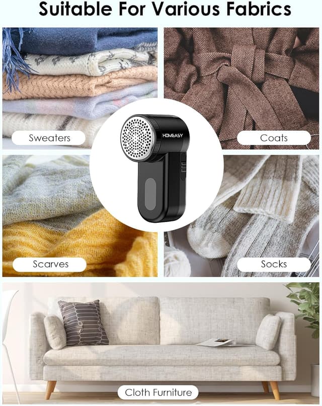 Thumbnail 6 de HOMEASY Fabric Shaver 2-speed lint remover