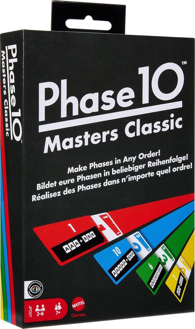 Imagen de Mattel Phase 10 Masters Classic 60 cartas en OfertitasTOP