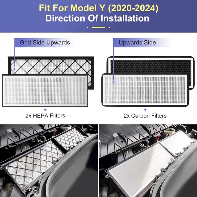 Thumbnail 4 de Tesla Model Y Cabin Air Filter HEPA