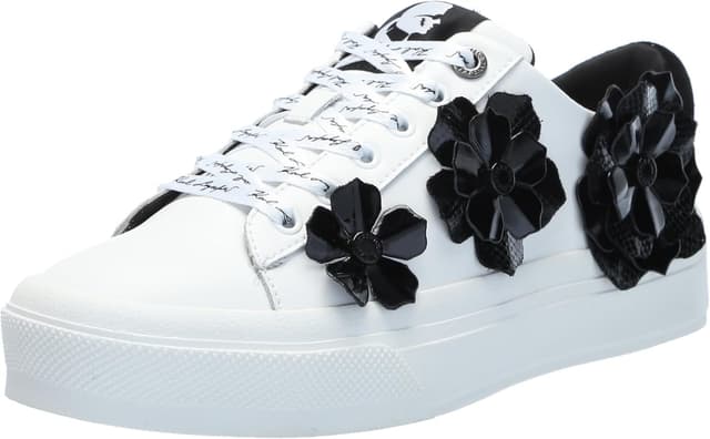 Detalle de Karl Lagerfeld Georgia Sneaker with Flower Embellishments
