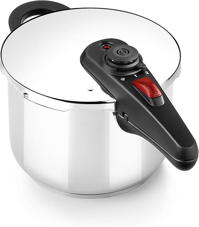 Detalle de BRA Allure Olla a Presión 9L 🥘 Fácil y Segura para Todas las Cocinas