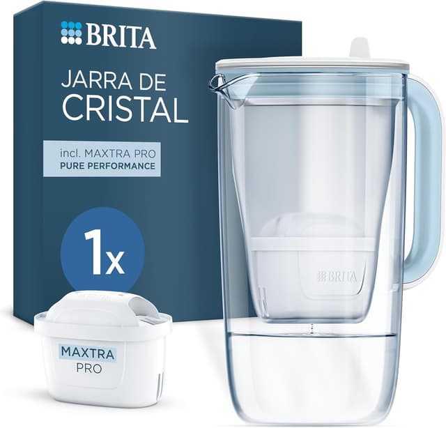 Imagen de BRITA Jarra de cristal 2,5L azul en OfertitasTOP
