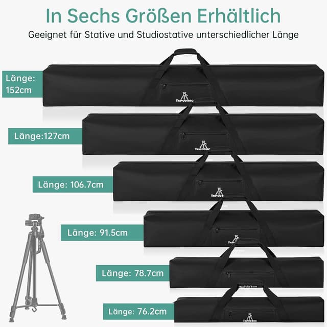 Thumbnail 6 de OUUTMEE 29,9 Zoll Tragbare Stativtasche 76 cm