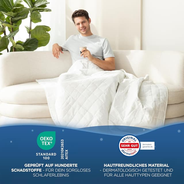 Thumbnail 6 de Samthus Gewichtsdecke 135x200cm 6kg