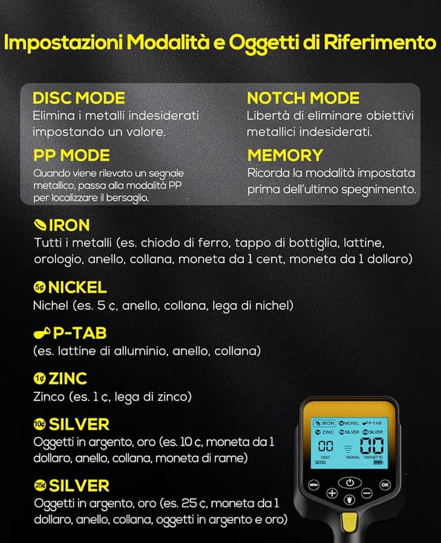 Detalle 2 de OKESAM Metal detector oro 10