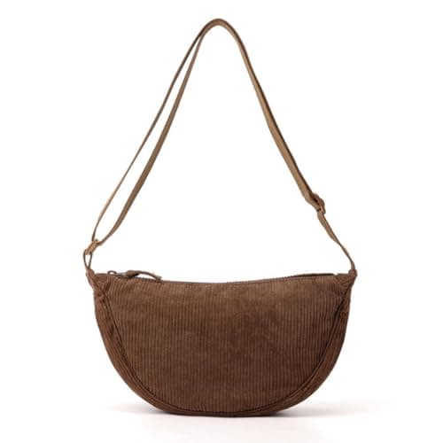 Thumbnail 7 de Aucuu bolso bandolera para mujer de media luna impermeable (nailon) en marrón