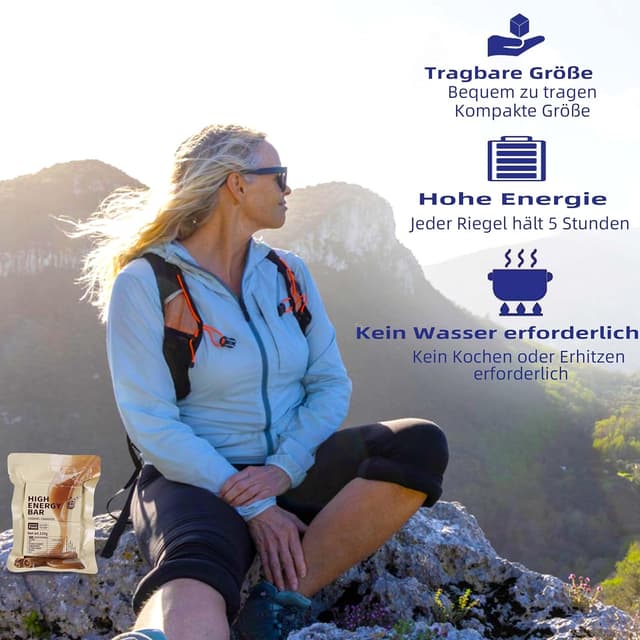 Thumbnail 5 de Notfall-Lebensmittelriegel Karamell Zimt Hardtack 6595 kcal