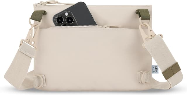 Detalle 2 de Johnny Urban Marsupio Petto Uomo e Donna Avery 2-in-1: borsello e marsupio tattico idrorepellente da 1 litro