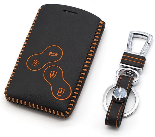 Detalle de Happyit leather key cover for Renault, 4 buttons