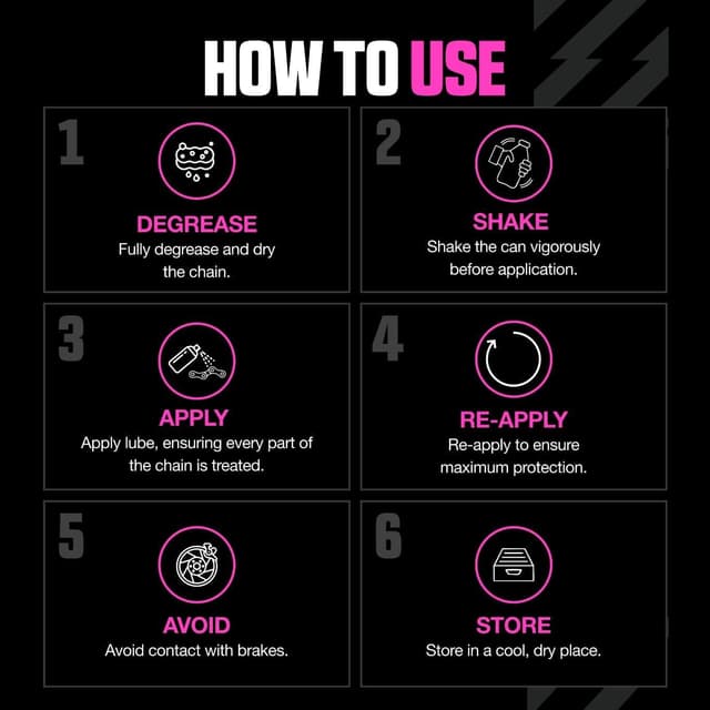 Detalle de Muc-Off lubrifiant vélo électrique hydrofuge pour chaîne (250 ml)