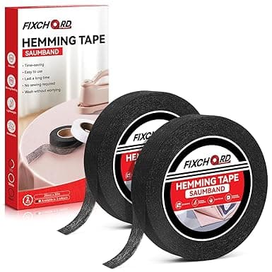 Imagen de FIXCHORD Cinta Termoadhesiva Negra, Fácil de Usar en OfertitasTOP