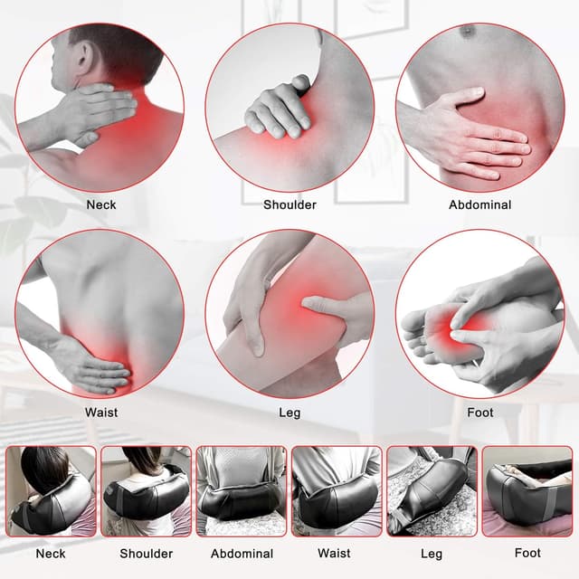 Thumbnail 4 de TAKRINK Massaggiatore Cervicale 16 testine