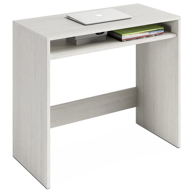 Detalle de Habitdesign Oak Mesa escritorio 79×79×43 cm Blanco Alpes
