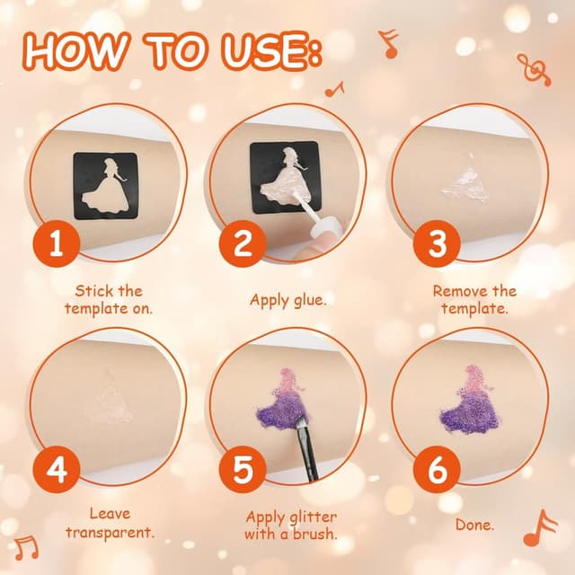 Thumbnail 2 de LOPHE Colla per tatuaggi glitterata 8 ml 🎨