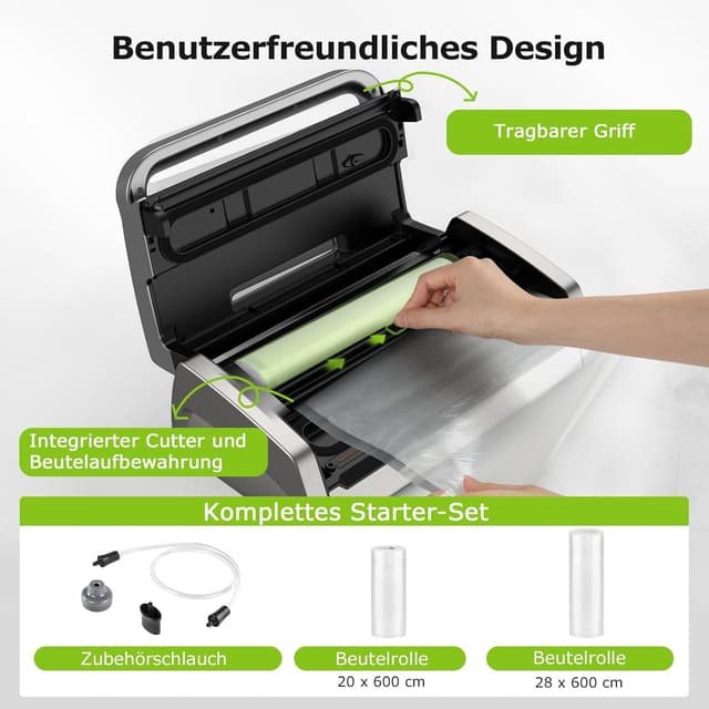 Thumbnail 5 de Bonsenkitchen Vakuumiergerät 15 L/min